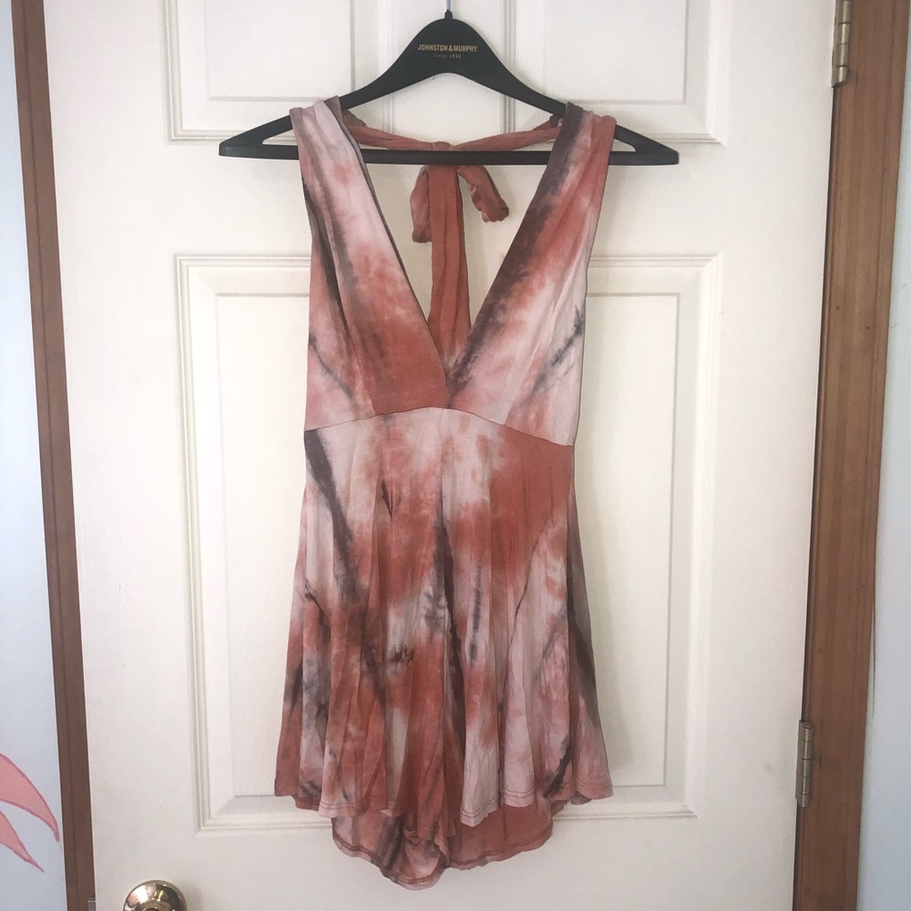 Tye Dye Open-Back Romper